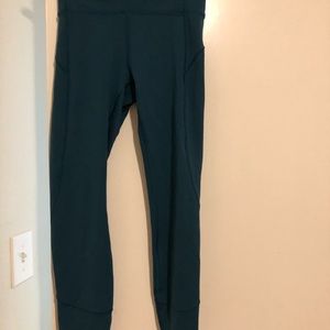 Lululemon teal leggings size 6